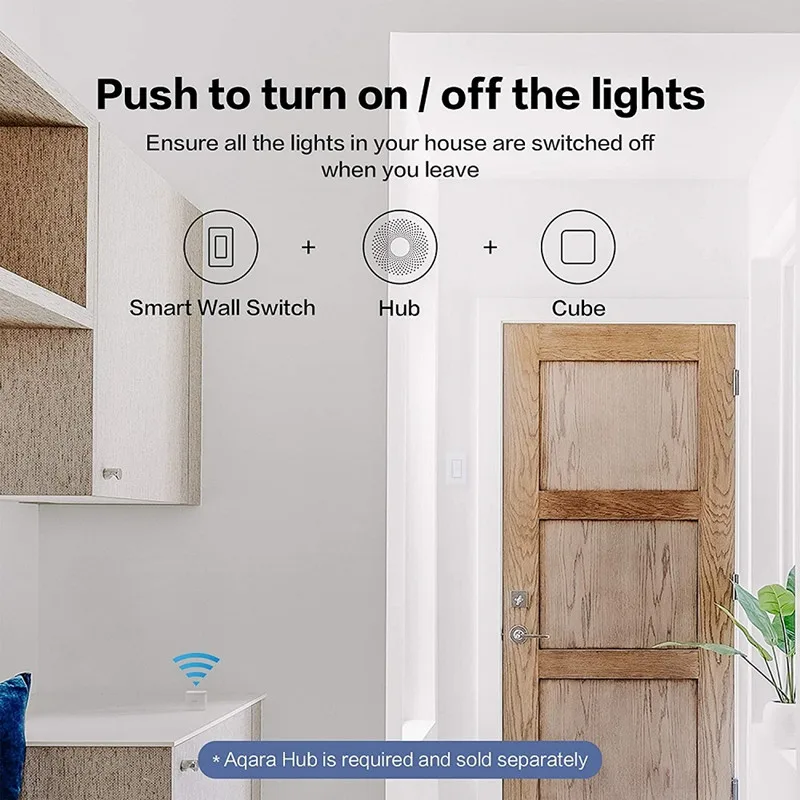 Aqara Magic Cube Controller Zigbee Version Controlled By Six Actions App Mi Home For Xiaomi Mijia Smart Home Device Smart Socket