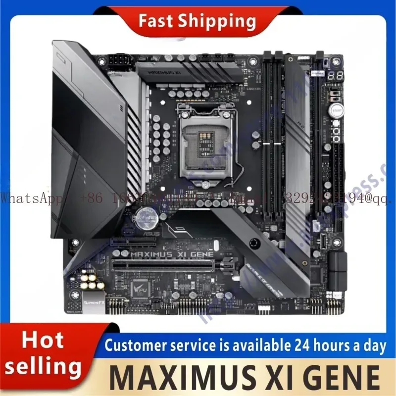 Used MAXIMUS XI GENE desktop computer Z390 Z390M DDR4 motherboard LGA 1151 i7/i5/i3 USB3.0 SATA3