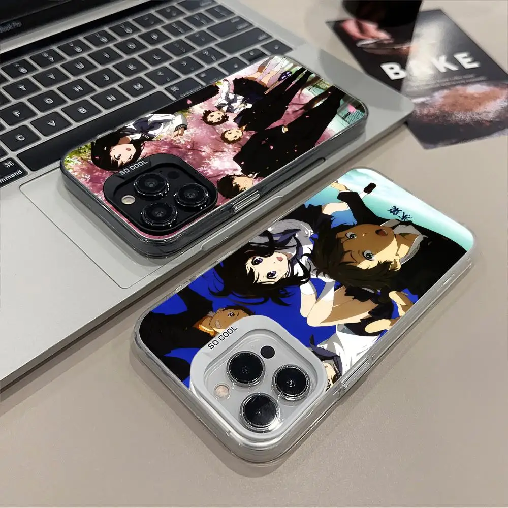 

Чехол для мобильного телефона с изображением аниме Hyouka для iPhone 17, 16, 15, 14, 13, 12, 11 X XR XS 8 7 Air Pro Max Plus, полупрозрачный цветной чехол