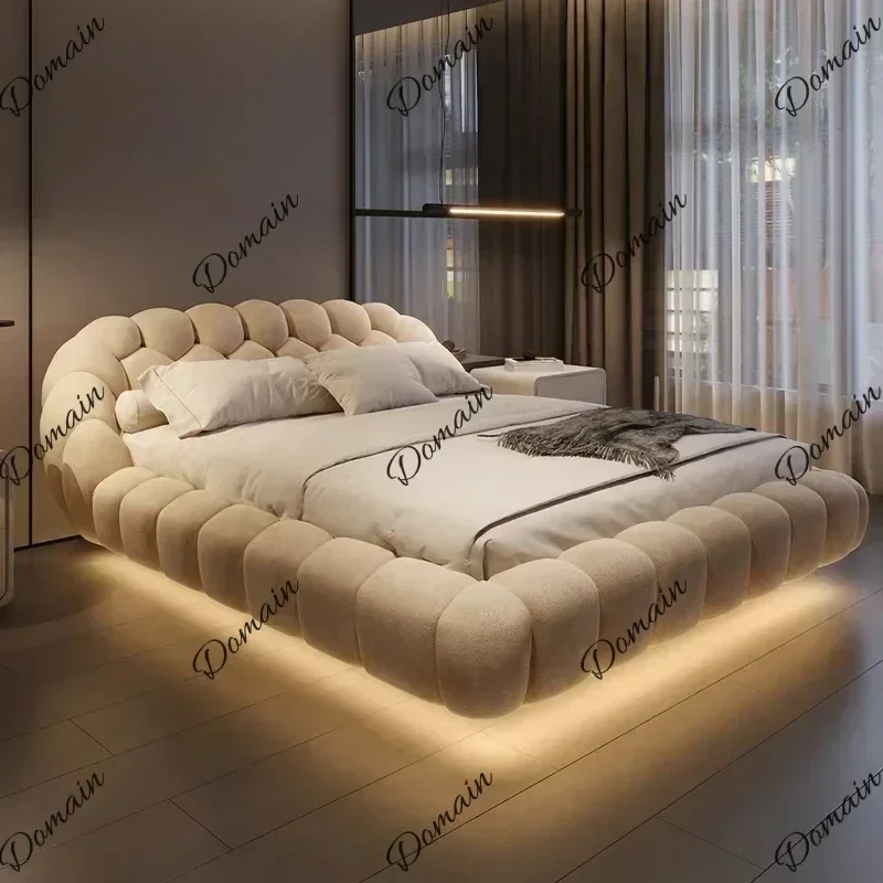 30XX 180x200cm 200x220cm Confortable Floating Bed Aesthetics Princess Wedding High End Quality Bedroom Beds And Bed Frames Furni