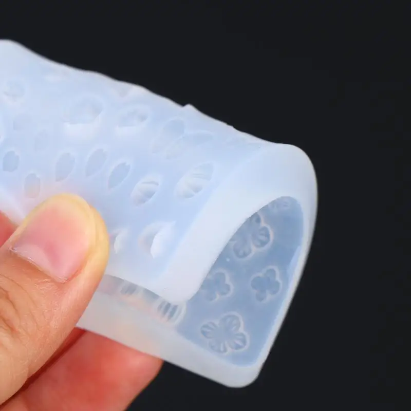 1 Stück Silikon 3D Nagelkunst-Form mit verschiedenen Blumen-, Blatt- und Schmetterlingsdesigns, antihaftbeschichtet, wiederverwendbar für DIY Nagelstudios und Nageldekoration zu Hause. – Detail 12