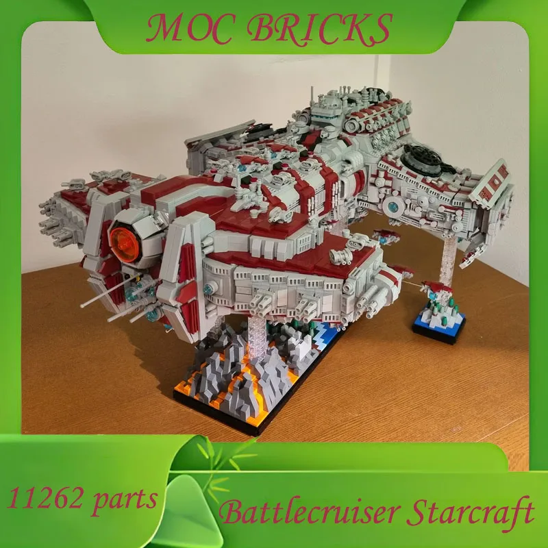 

Пользовательские 11262 шт. MOC Battlecruiser Starfighter Космический корабль Коллекция моделей DIY Детские игрушки Подарки на день рождения и Рождество
