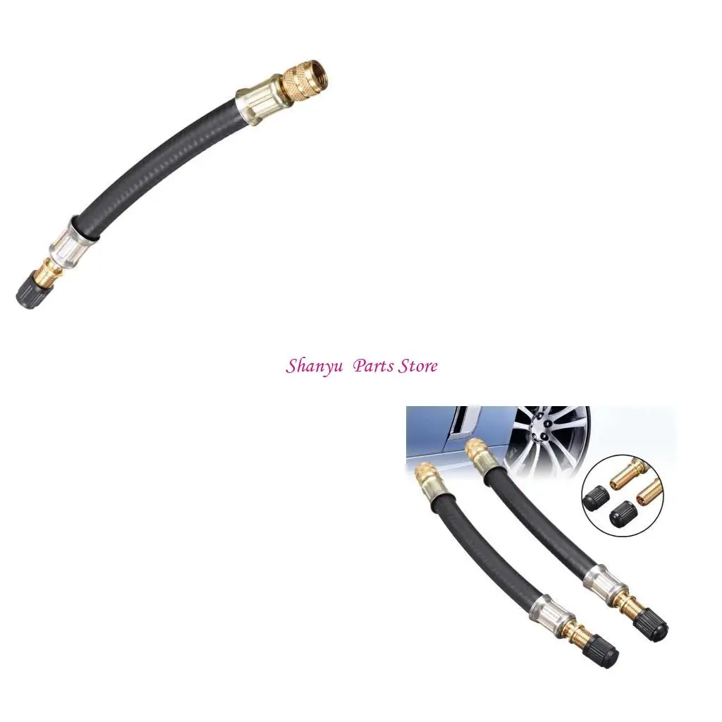 

Upgrades Tire Valves Extensions Flexible Rubber Tire Valves Extender Car Spre Part for Easy Inflation & Pressure Check R6FB