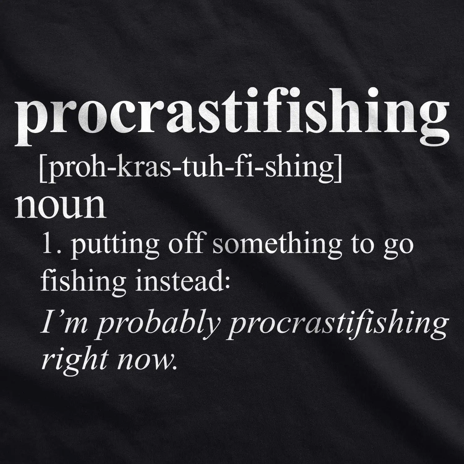 Mens Procrastifishing T Shirt Funny Fishing Gift for Dad Grandpa Fisherman Fish