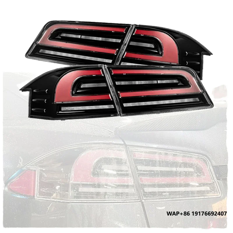 

Upgrade LED Taillights for ’Tesla Model S 2014-2019 New Model with Red Lens Color 24V and 12V