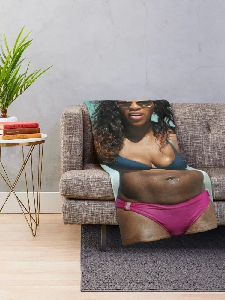 Serena Williams #222 Throw Blanket For Decorative Sofa Extra Large Throw for sofa Blankets