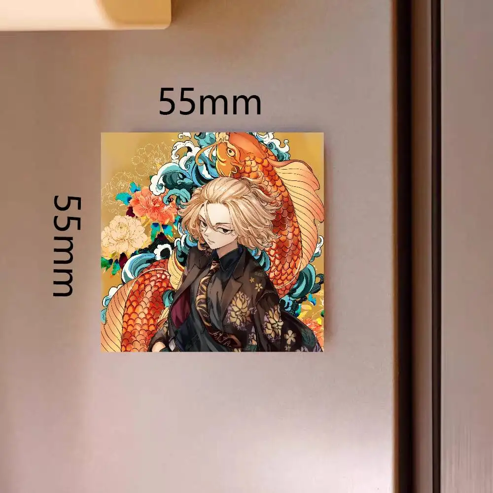 Manjiro Sano صورة شخصية مغناطيس الثلاجة مربع هدايا الزفاف الحرفية الديكور المغناطيسي #6