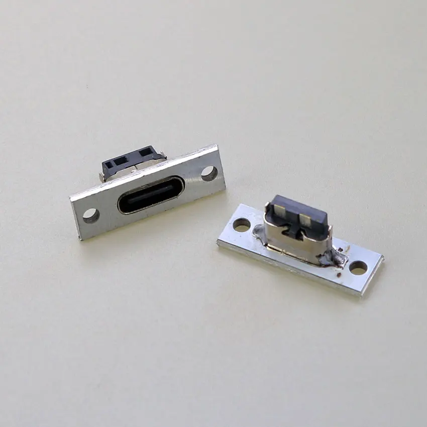 2Pcs TYPE-C Verticale Dubbelzijdig Positieve En Negatieve Plug USB3.1 Vrouwelijke Hoofd Twee Soldeer Joint Test Board Pcb board 2P4P6P