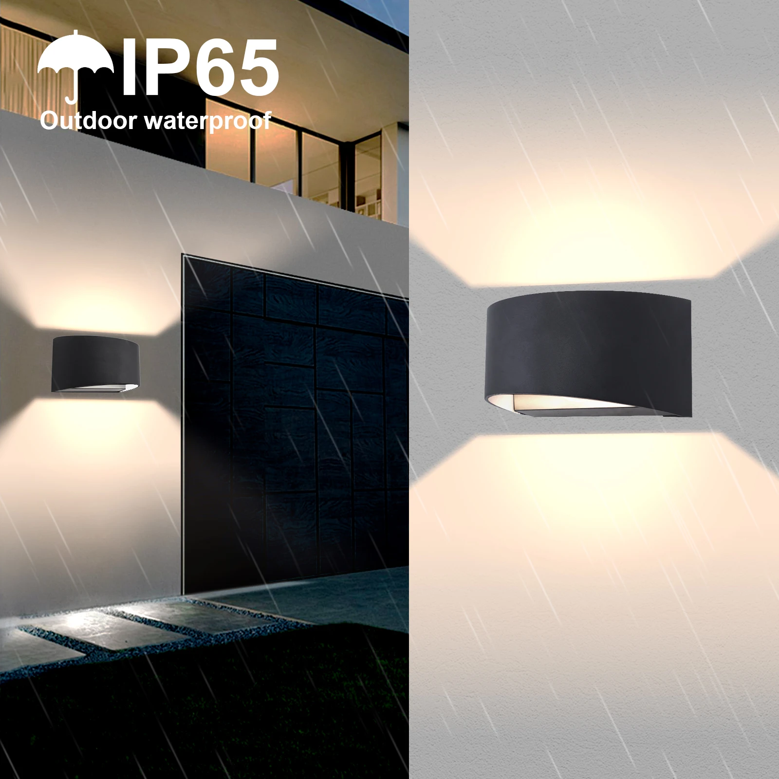 Modern Wall Lamp LED IP65 Wate - Outdoor Lighting Hardwired recension och pris