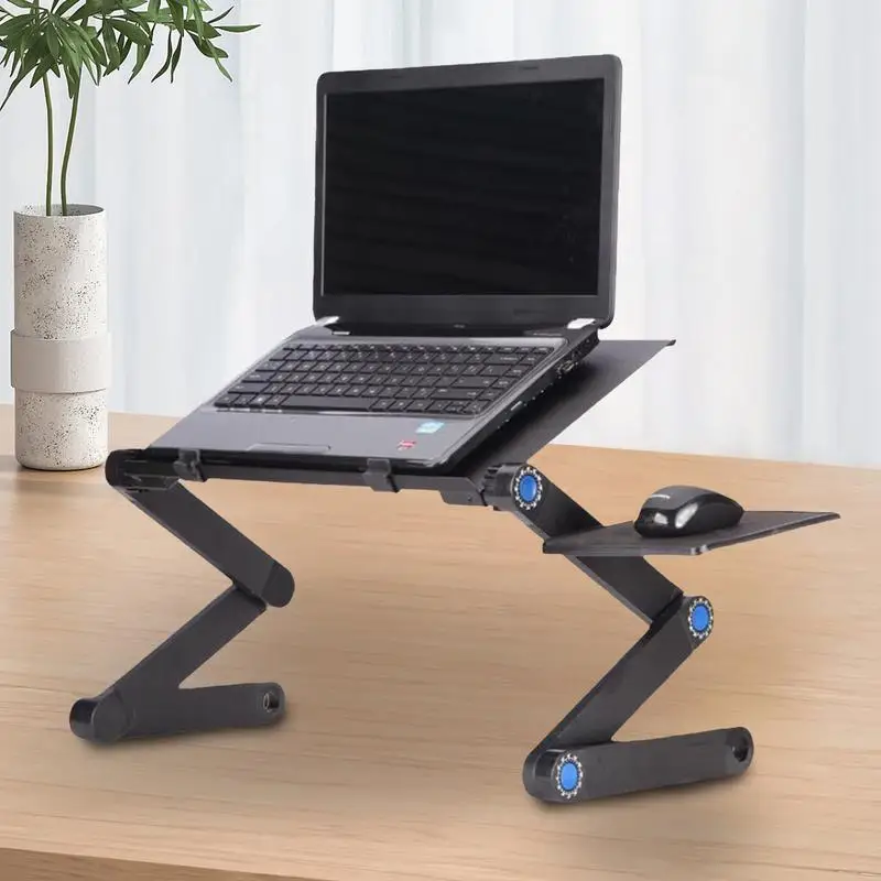 

Laptop Bed Desk Book Stand And Drawer Laptop Stand With Mouse Pad And Anti-slip Clip For Drawing Bed Sofa Working Couch