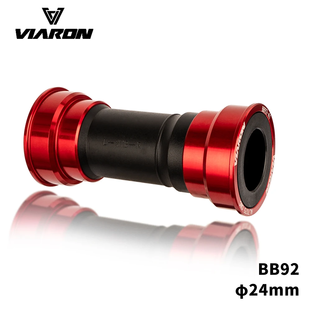 VIARON Bike Bottom Bracket BB92 Press Fit in BB Bottom Bracket 24 mm for Shimano for Sram  Crankset MTB