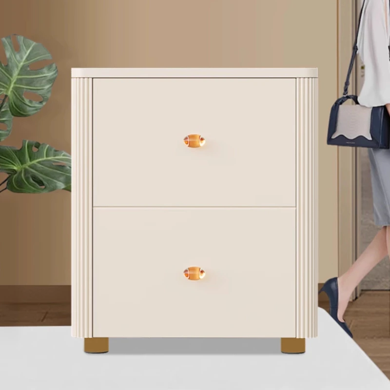 أضواء منضدة حديثة ذات درج جمالي لغرفة النوم ومنضدة مكياج منظم فريد من نوعه أثاث منزلي من Armoires De Chambre