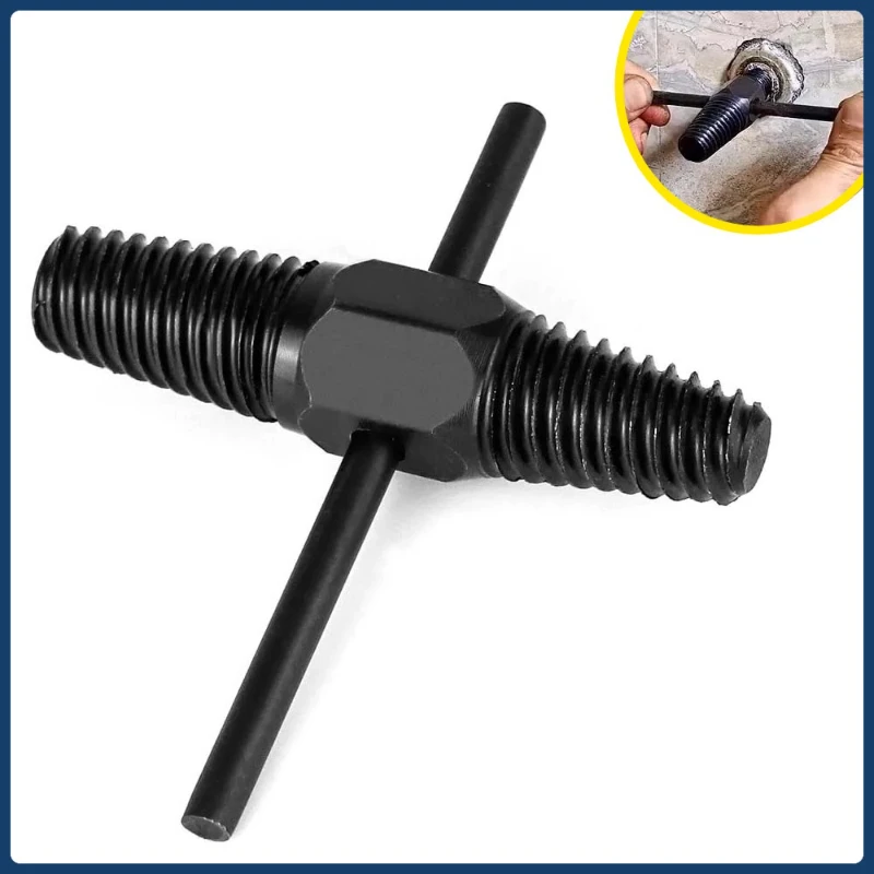 

1/2″ 3/4″Triangle Valve Tap Bolt Remover Broken Wire Extractor Faucet Damaged Bolts Wire Pipe Remover Double-head Water Pipe