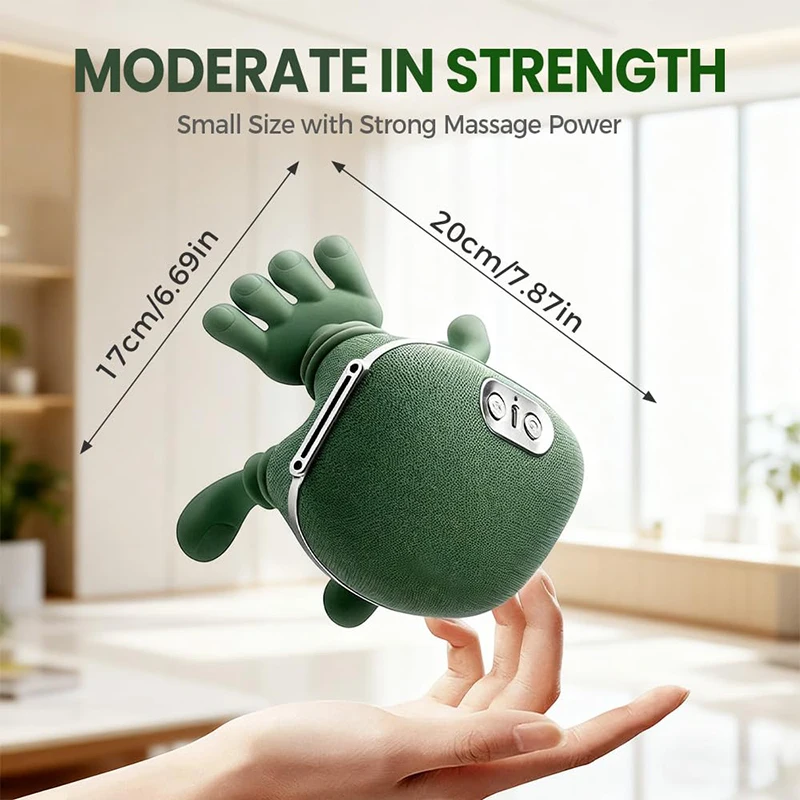 Bionic Finger Neck Shoulder Massager Wireless Neck Cervical Trapezius 4D Kneading Body Back Hand Massage Shawl Brushless Motor