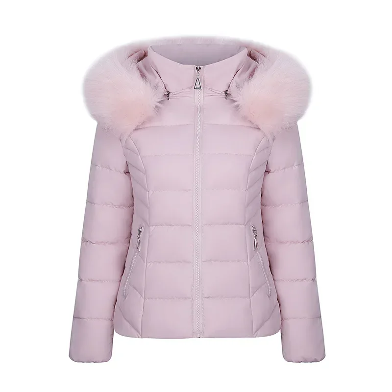 Fashion Winter Jacket Women Warm Coat Short Female Jacket Plus size 5XL Ladies Parka Winter Coat Women Fur collar Hooded Outwear