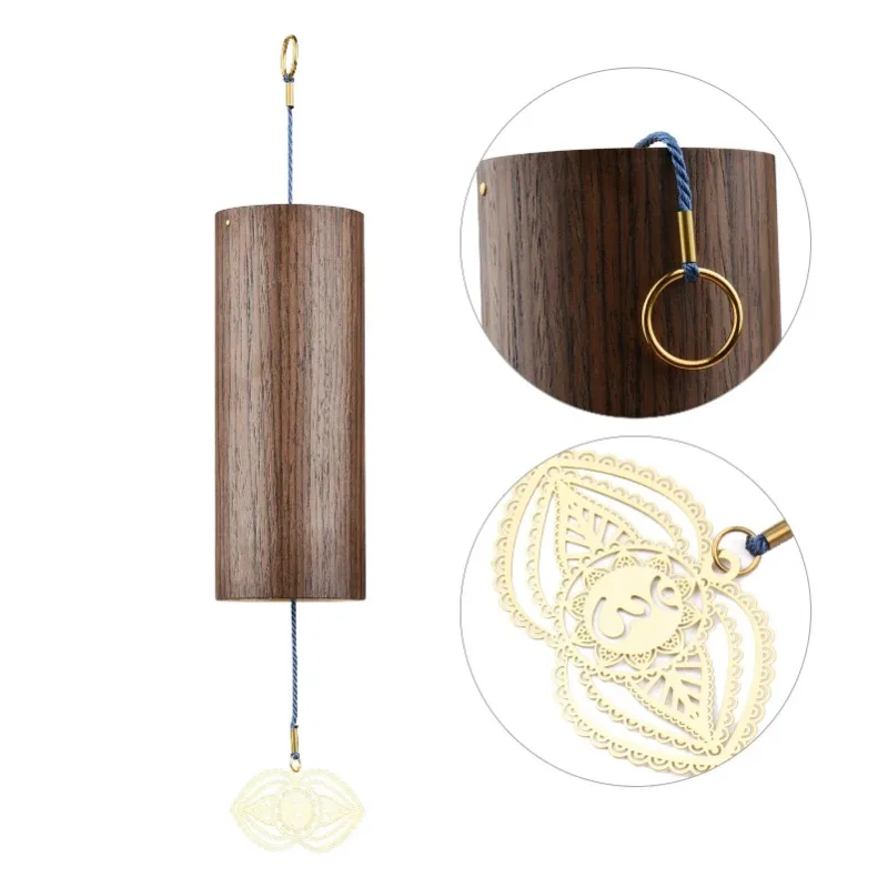 Chimes Natural Bamboo Wind Chime Meditation Chord Windbell for Outdoor Garden Patio Home Decoration Meditation Relaxation