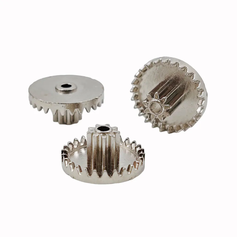 Zinc Alloy Crown Gear 26Z+9z 0.5M OD14mm DIY Toy Model Parts Metal Pinion FC26092B