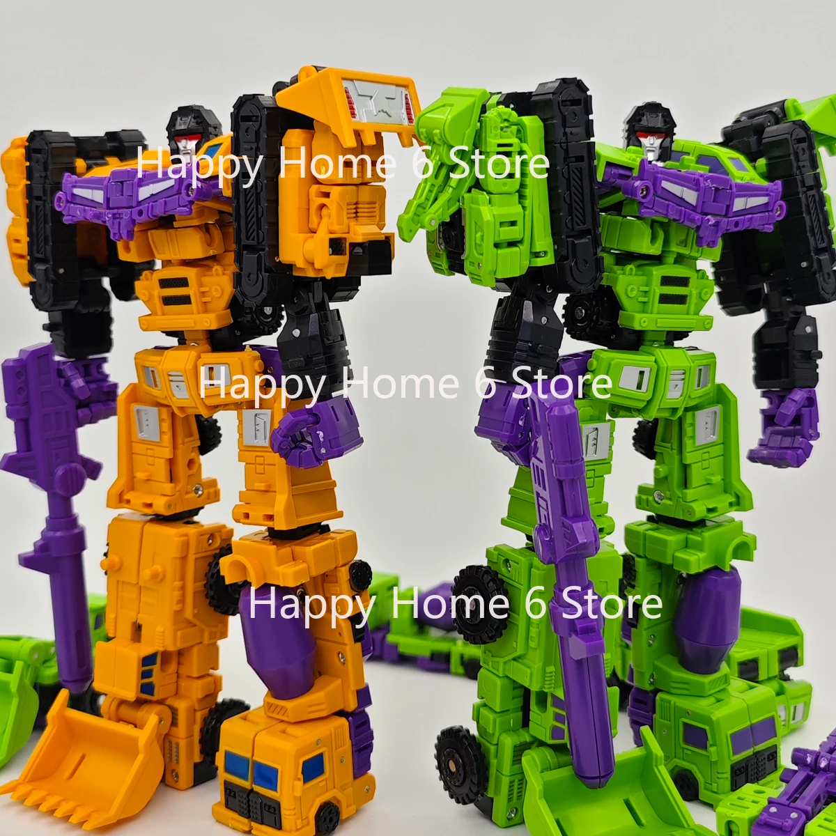 

Quality Transformation 6 in 1 Model Ornaments MINI Devastator 21CM Action Figure Robot Plastic Toys BEST Gift Child Kid