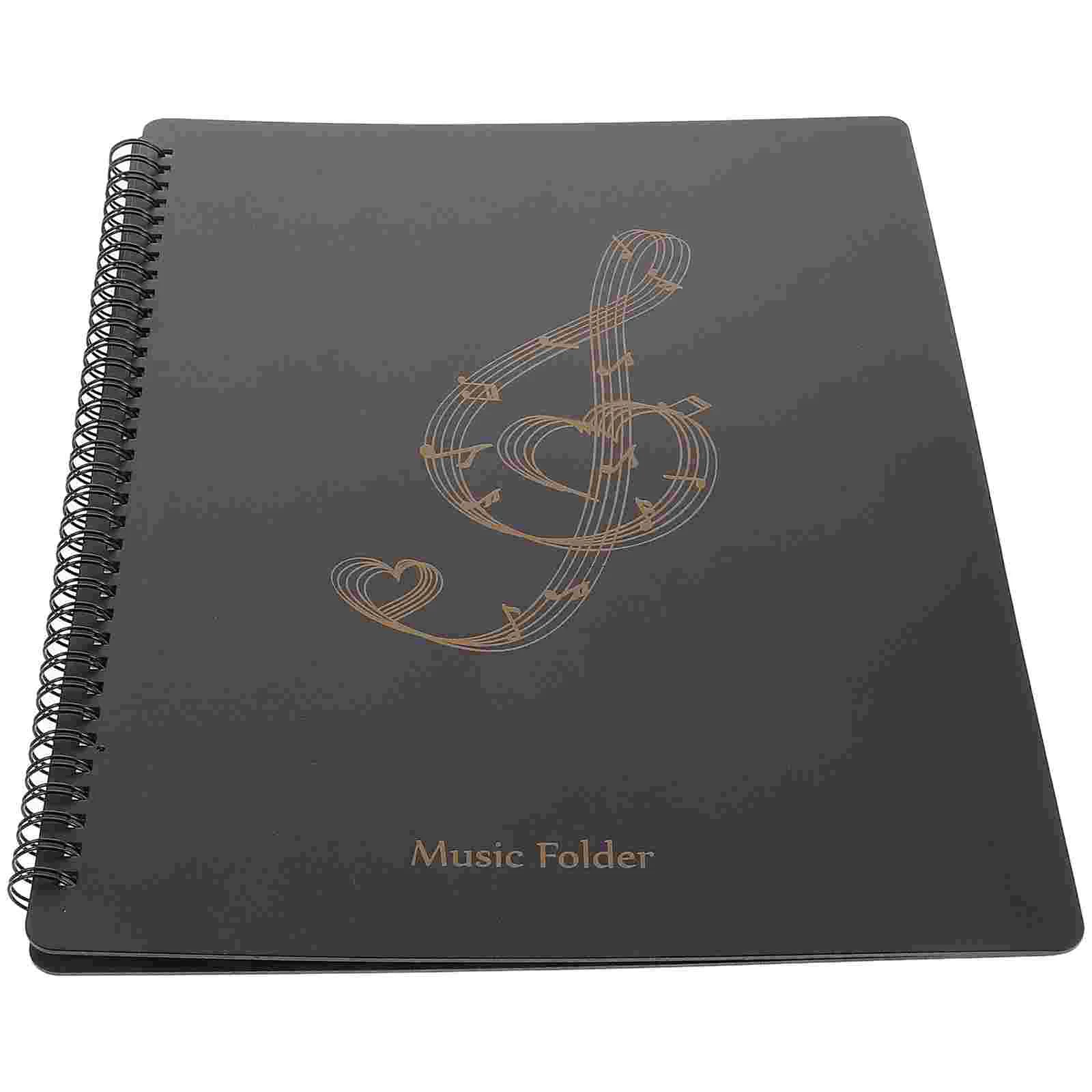 

Sheet Music Folder Flip Pages Pad Note Book Pocket Binder Notes Paper Three Layers of Foamed PP Score Folders Travel