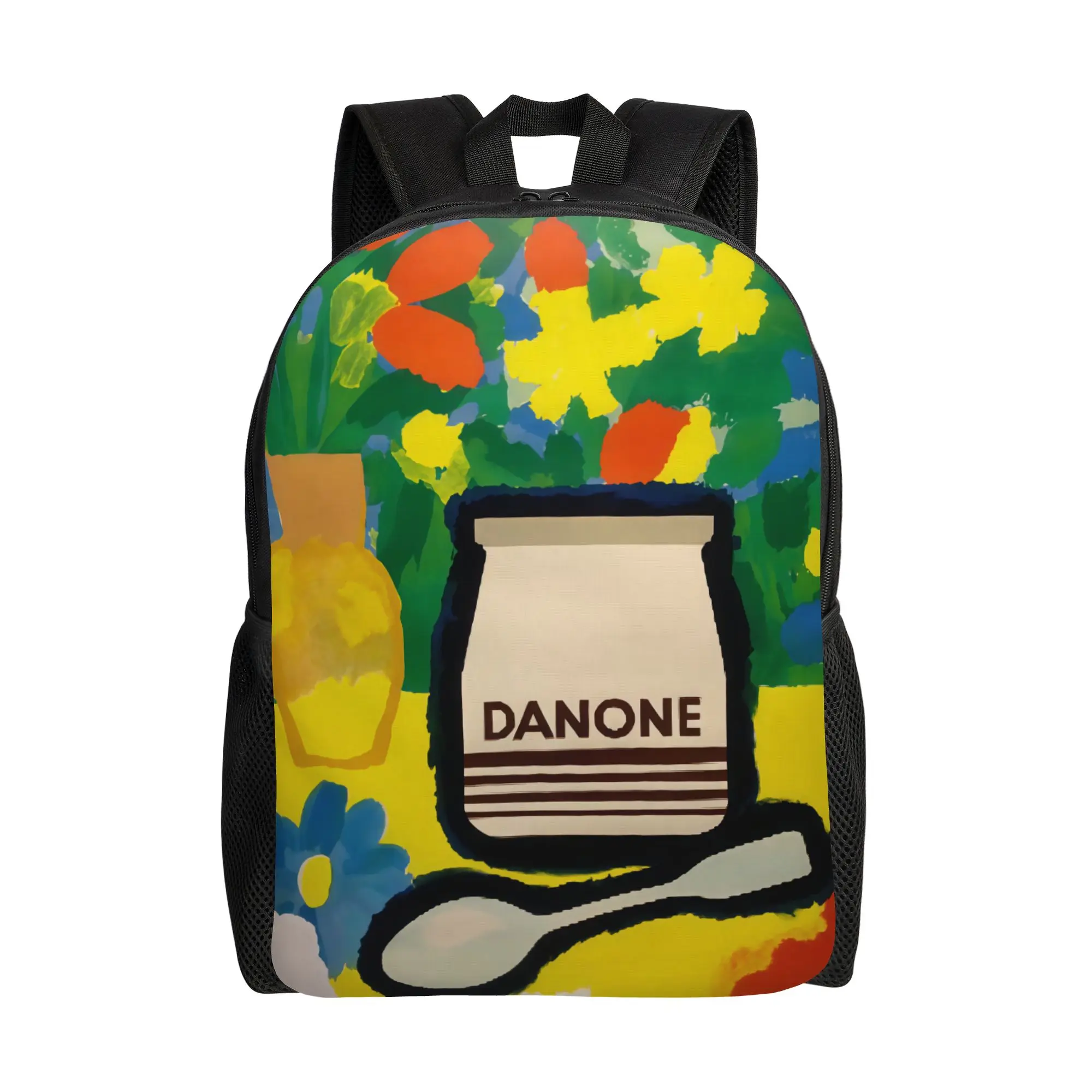 

DDanone Vase of Flowers Vintage DDanone Backpack Men Fashionable Large Capacity Laptop Bag Back To School Season