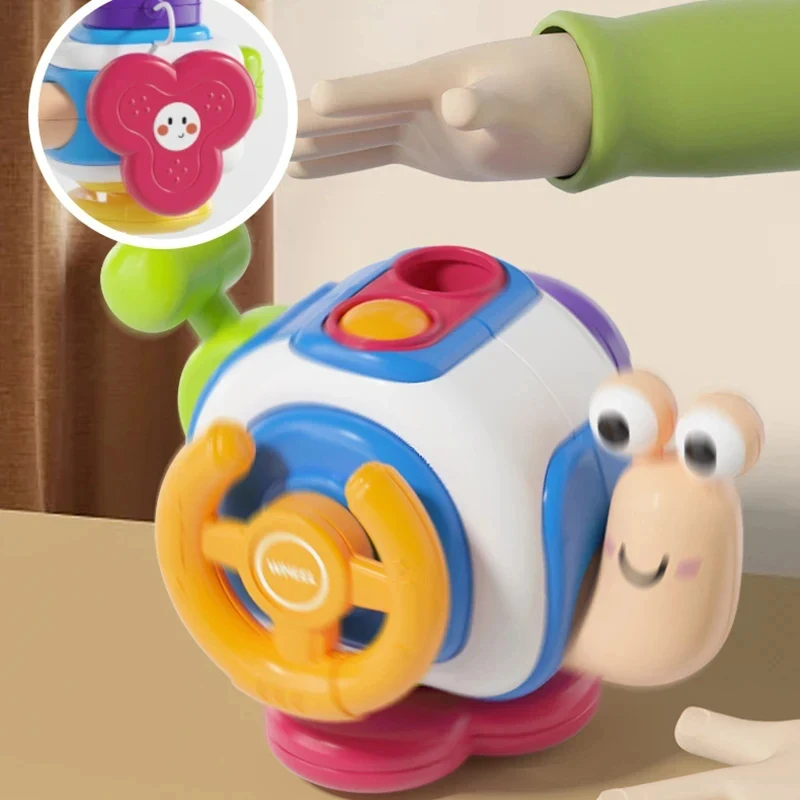 Baby Activity Cube Busy Ball Travel Toys 1-3 Year Toddler Busy Board Hand Grasping Ball Sensory Educational Toys - view 3