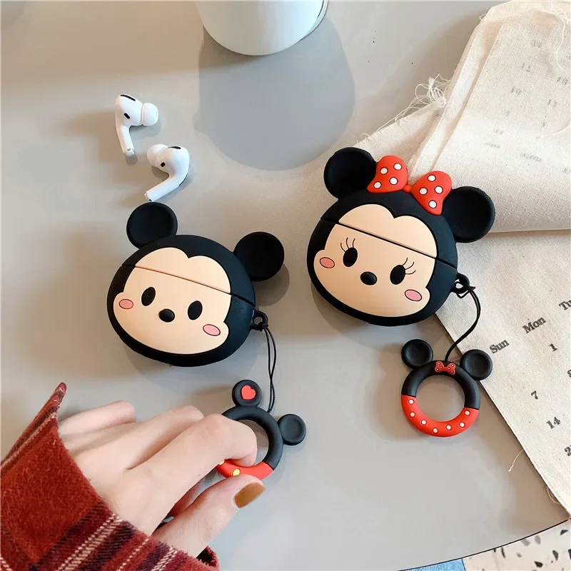 

Disney For Airpods Case,Mickey Minnie Case For Airpods Pro Case,Soft 3D Cartoon Anime Cover For Airpods Pro 2 Case For Girls