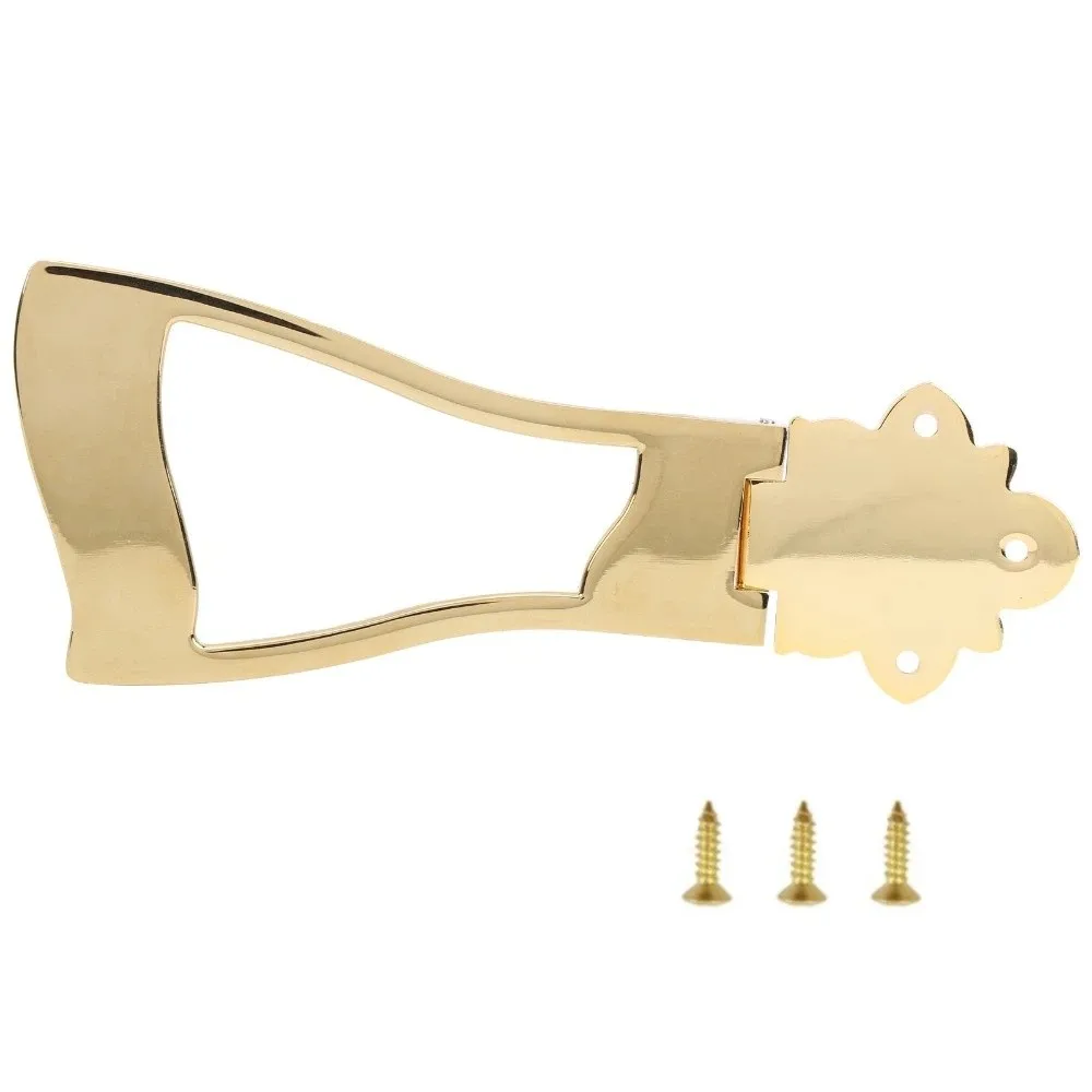 

Золотой тейлпайс для гитарного бриджа ​ ​ Металл ​ Запасная деталь, совместимая с ​ Кронштейн-струноутяжелитель для джазовой гитары ​ Легко носить с собой ​ Прочная конструкция