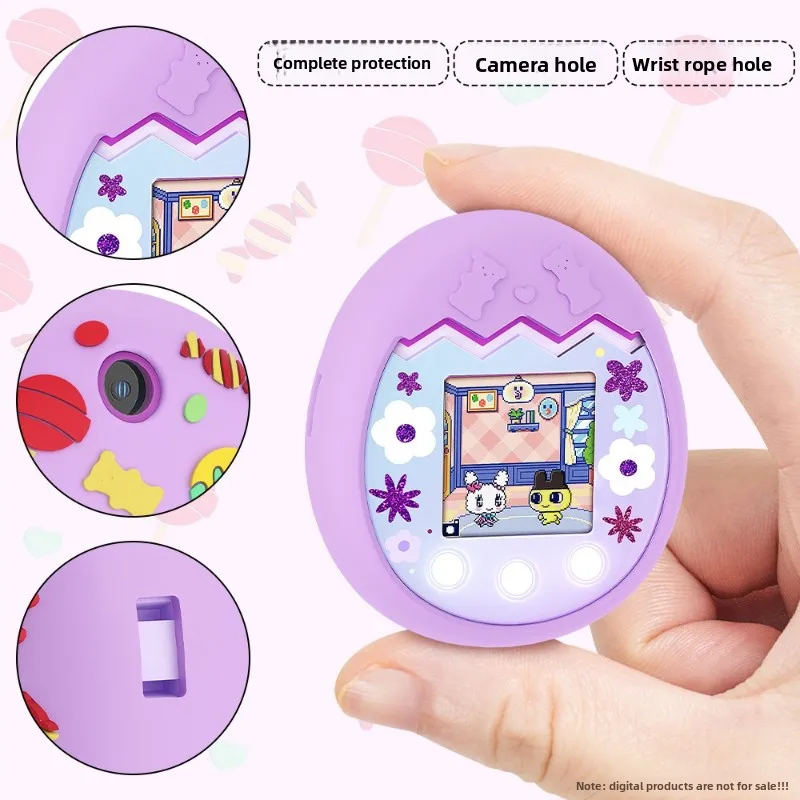 

Limited Stock! Liquid Silicone Protective Cover in Cartoon Candy Style For Tamagotchi Pix