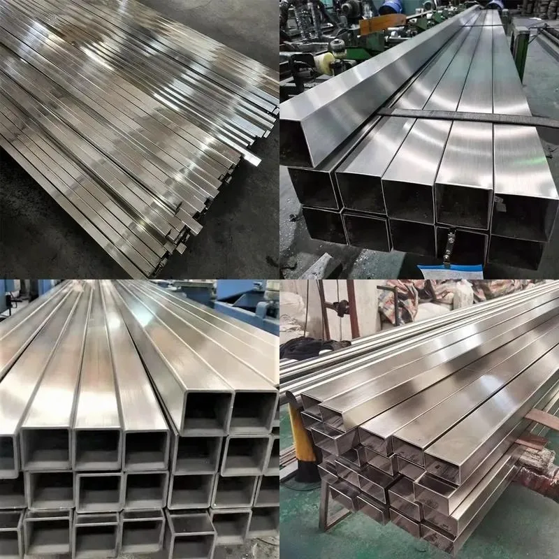 Low Price 304 Stainless Steel Square Tube Ss Pipe Manufacturer Direct Sale