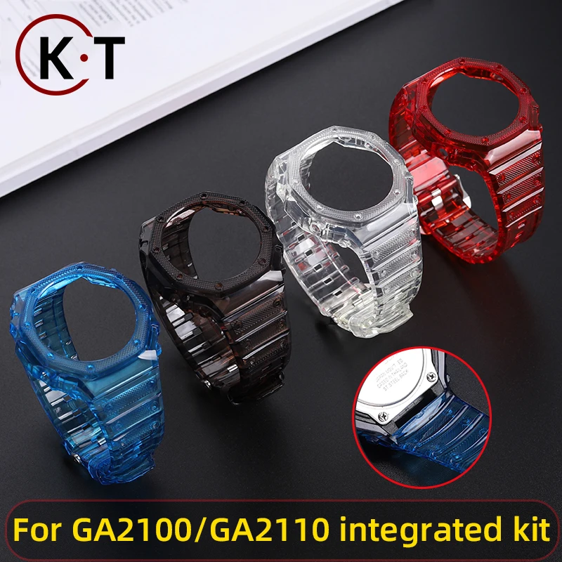 

Refit Bezel GA2110 Mod Kit GA2100 rubber accessories for Casio GA-2100 GA-2110 Casioak resin Silicone Case Band Mod Bracelet