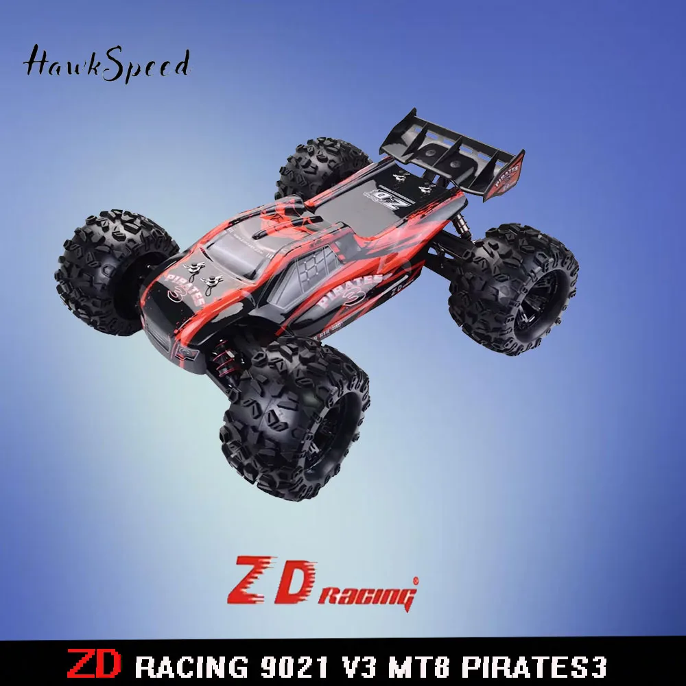 

ZD Racing 9021 V3 MT8 Pirates3 18 2,4G 4WD Бесщеточный RC Truggy 90 кмч RTR KIT для любителей электрических игрушек на открытом воздухе