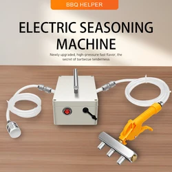 Electric Meat Pickling Machine Saline Injection Pump Meat Marinated Syringe Electric High Pressure Bacon Pump Gun Saline Syringe