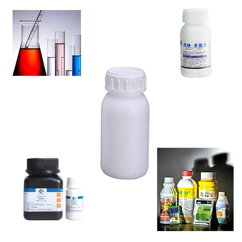 1PCS 250ML 500ML 1000ML Empty Round  Pesticide Bottle with Lid Chemical reagent bottle Refillable Container