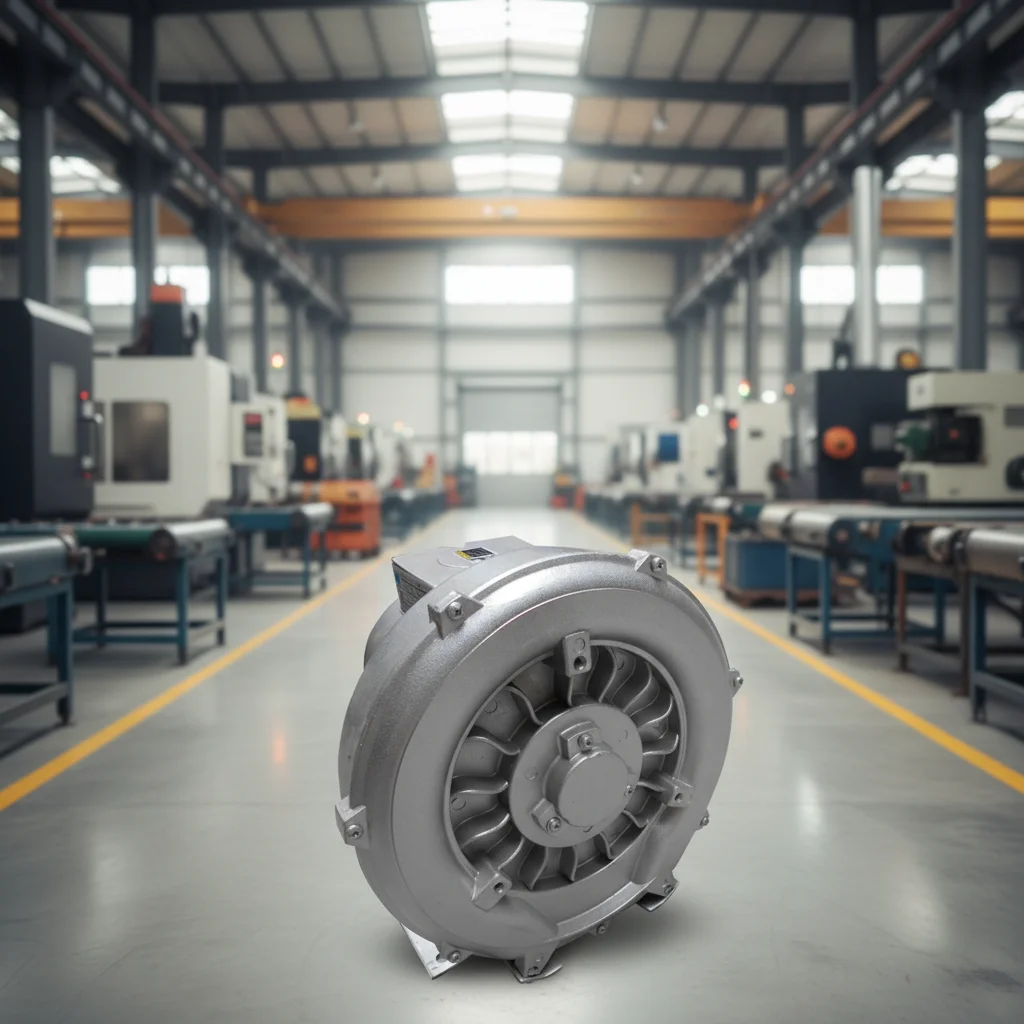 Factory Direct Sale 0.7kW 0.83kW Industrial Side Blower for Rubber Production