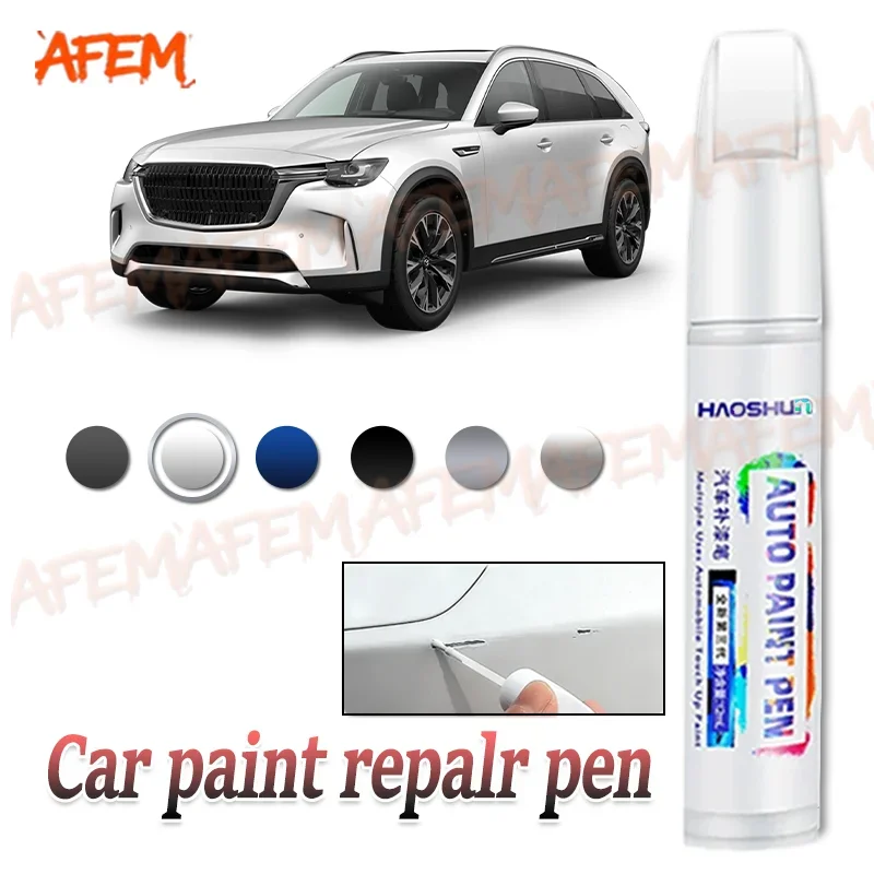 For Mazda CX90 2019-2025 DM Paint Repair Pen Touch Up Scratch Remover DIY Auto Accessories Black White Sliver Blue Brown Grey