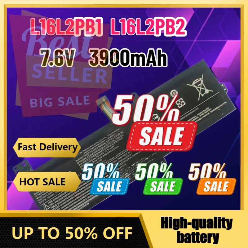 

【Fast Delivery 】New 7.6V 35Wh L16L2PB1/PB2 Laptop Battery Compatible With Lenovo IdeaPad 320-14AST 320-14IAP 320-14IKB 14ISK 15A