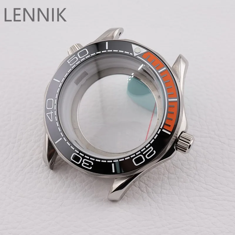 42mm pepsi metal case ceramic bezel insert sapphire crystal automatic watch nh35 nh36 movement parts build kit diy mod man