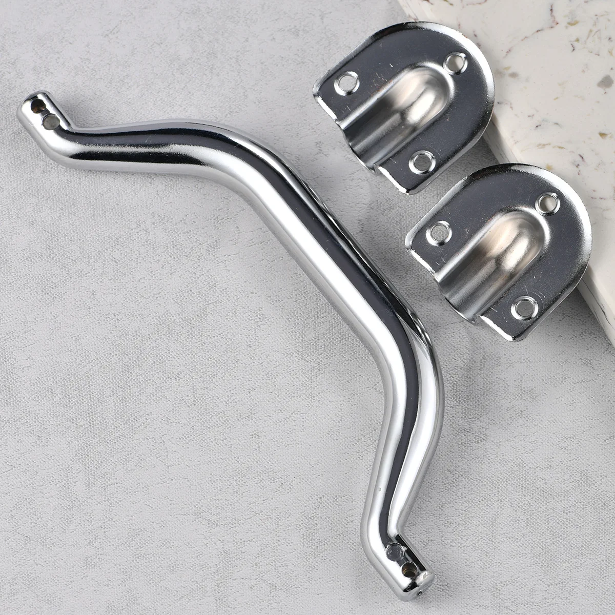 Luggage Hardware Accessories Arm Plastic Handle Chrome Handle Gift Box Toolbox Plastic Handle Foot Iron