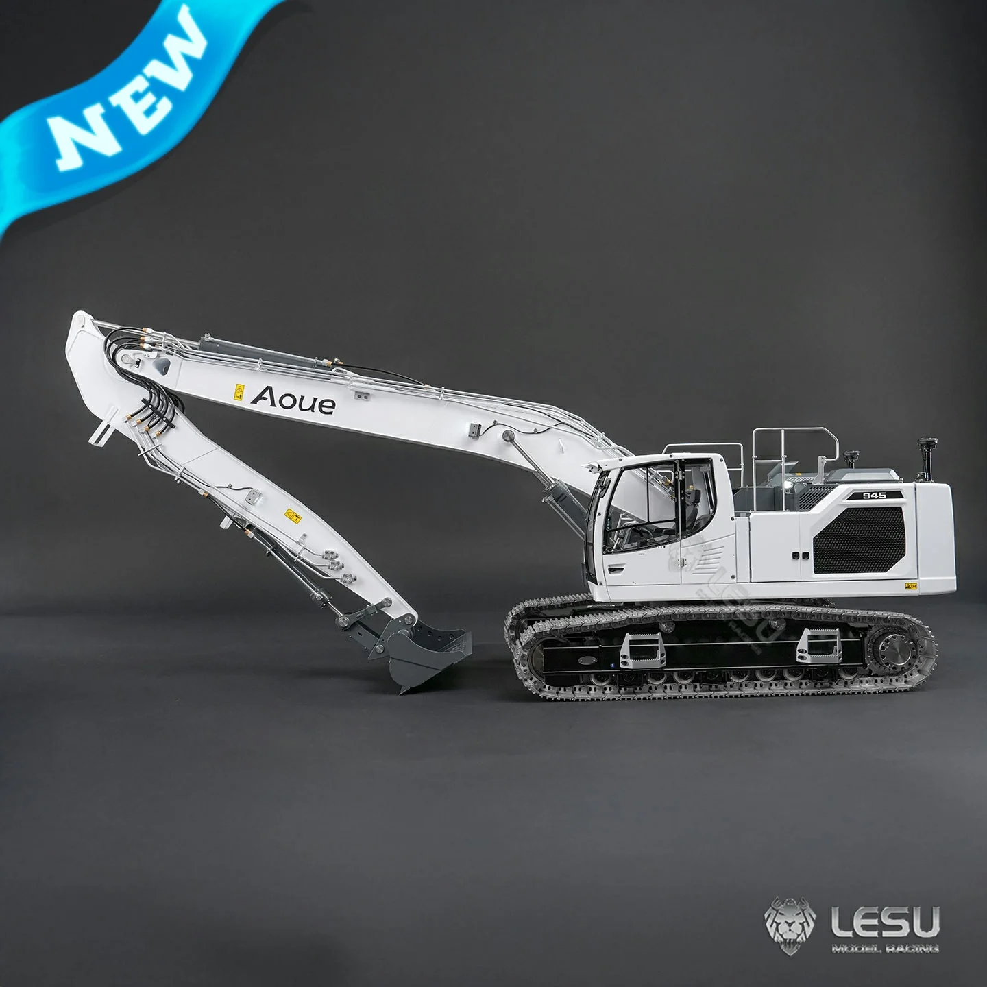 

LESU 945 Hydraulic RC Excavator 1/14 Extended Arm Metal Excavator Hydraulic Model Simulation Engineering Machinery RC Car Toy