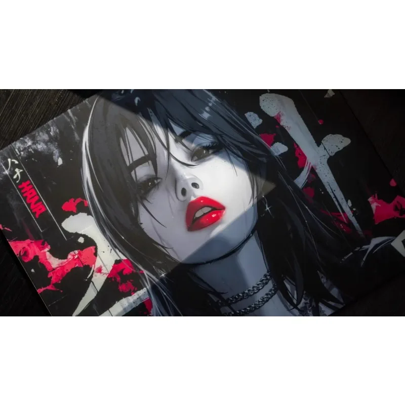 

GLSSWRKS Hana glass pads Glass Mouse Pad Gaming FPS Tempered Glass Copy Edition Mouse Pad Smooth Customized Mouse Pad durable