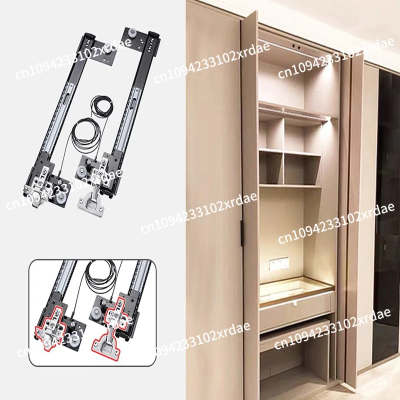 

Furniture Drawer Solid Steel Ball Bearings Sliding Cabinet System China Factory Price Coneal Folding Pocket Slide Pivot Door