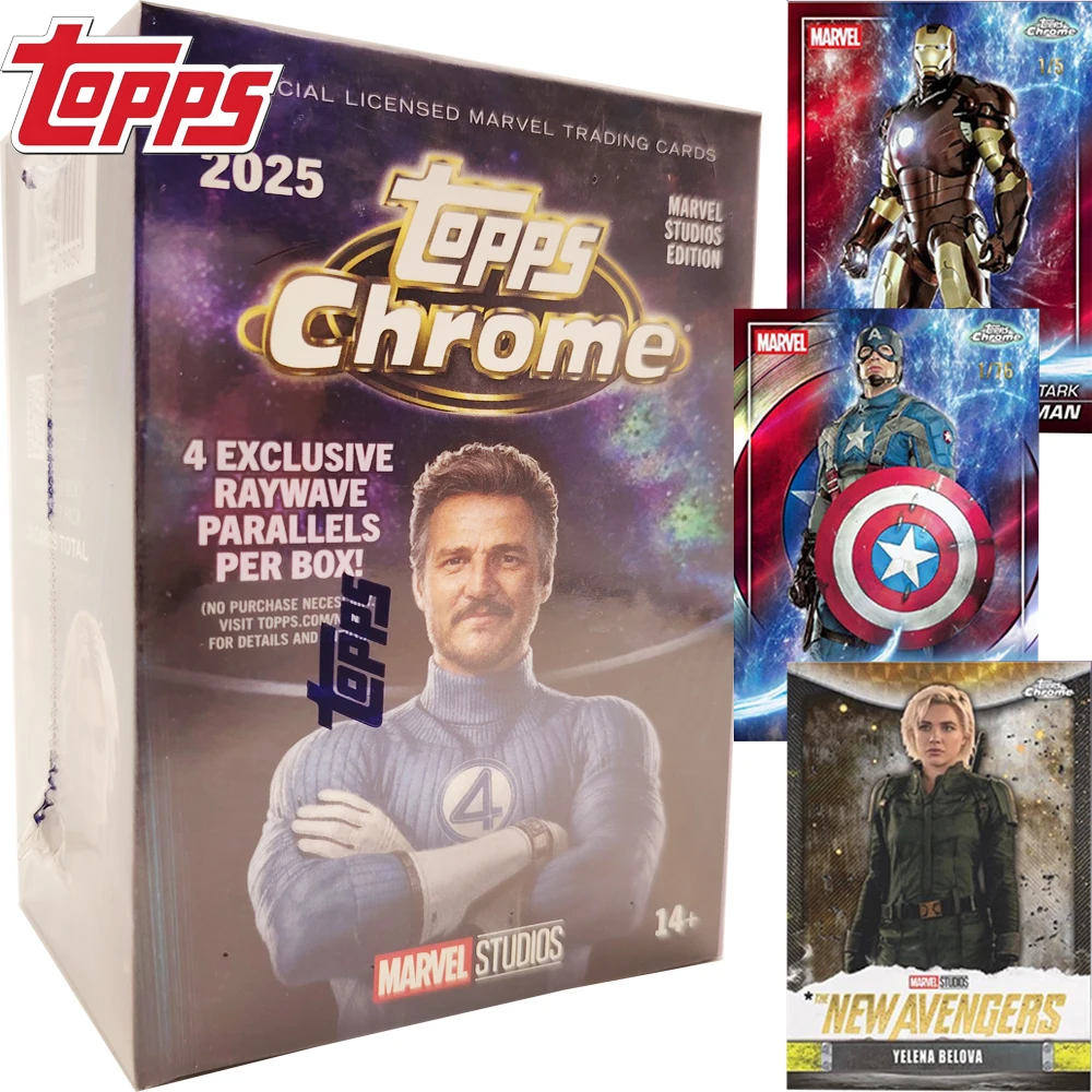 

Official 2025 Topps Chrome Value Movie Card Popular Protagonist Group Rare Puzzle HD Print Surprise Creative Cards Holiday Gifts
