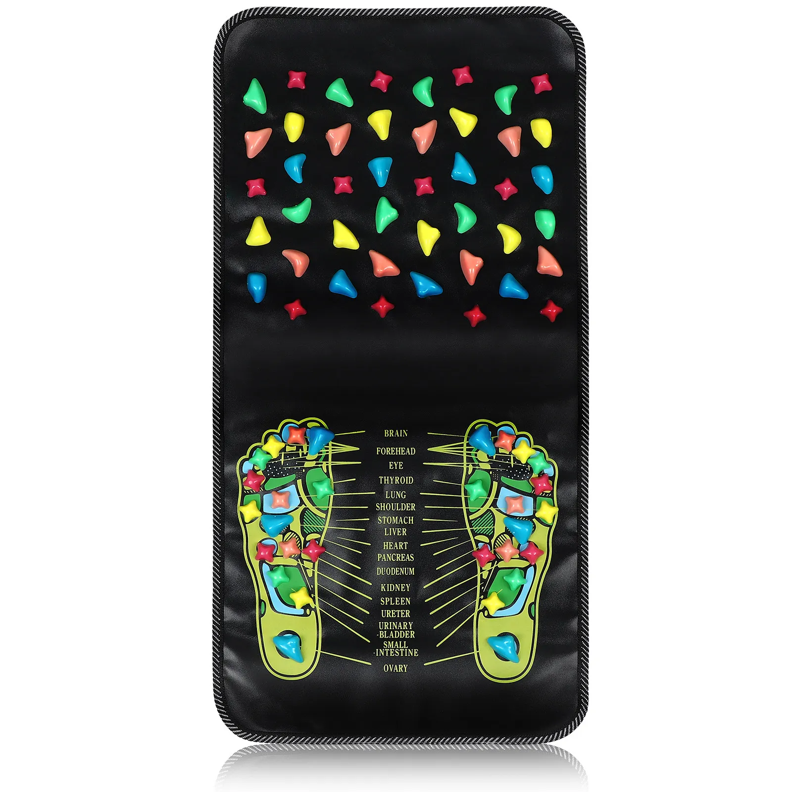1Pcs Non Deformable Foot Massage Mat Stone Walking Sole Massager for Home Use Body Energy Balance Foot Pain Relief Tool