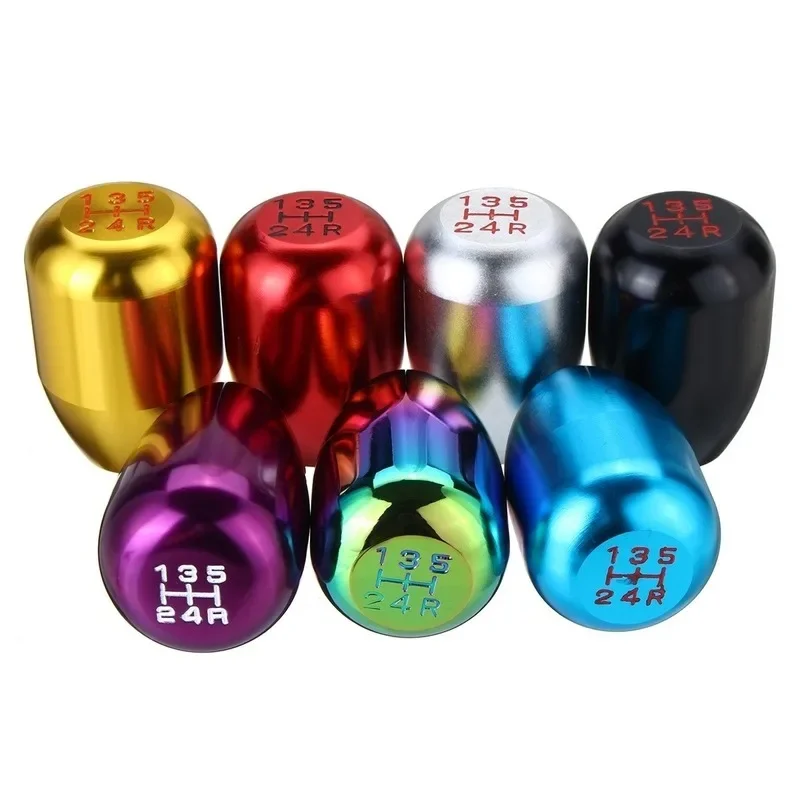 Universal Manual NEO CHROME Gear Stick Shifter 5 Speed Car Shift Knob