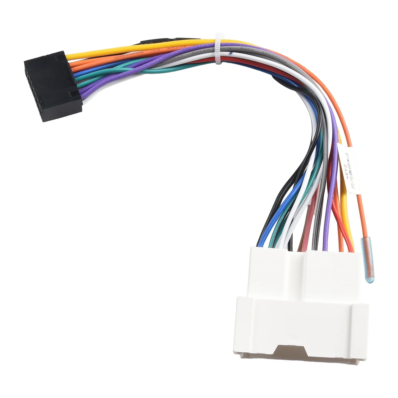 Car Audio Adapter Cable for Tucson 2005-2009 and For Elantra 2005-2009 Supporting Direct OEM Harness Connection