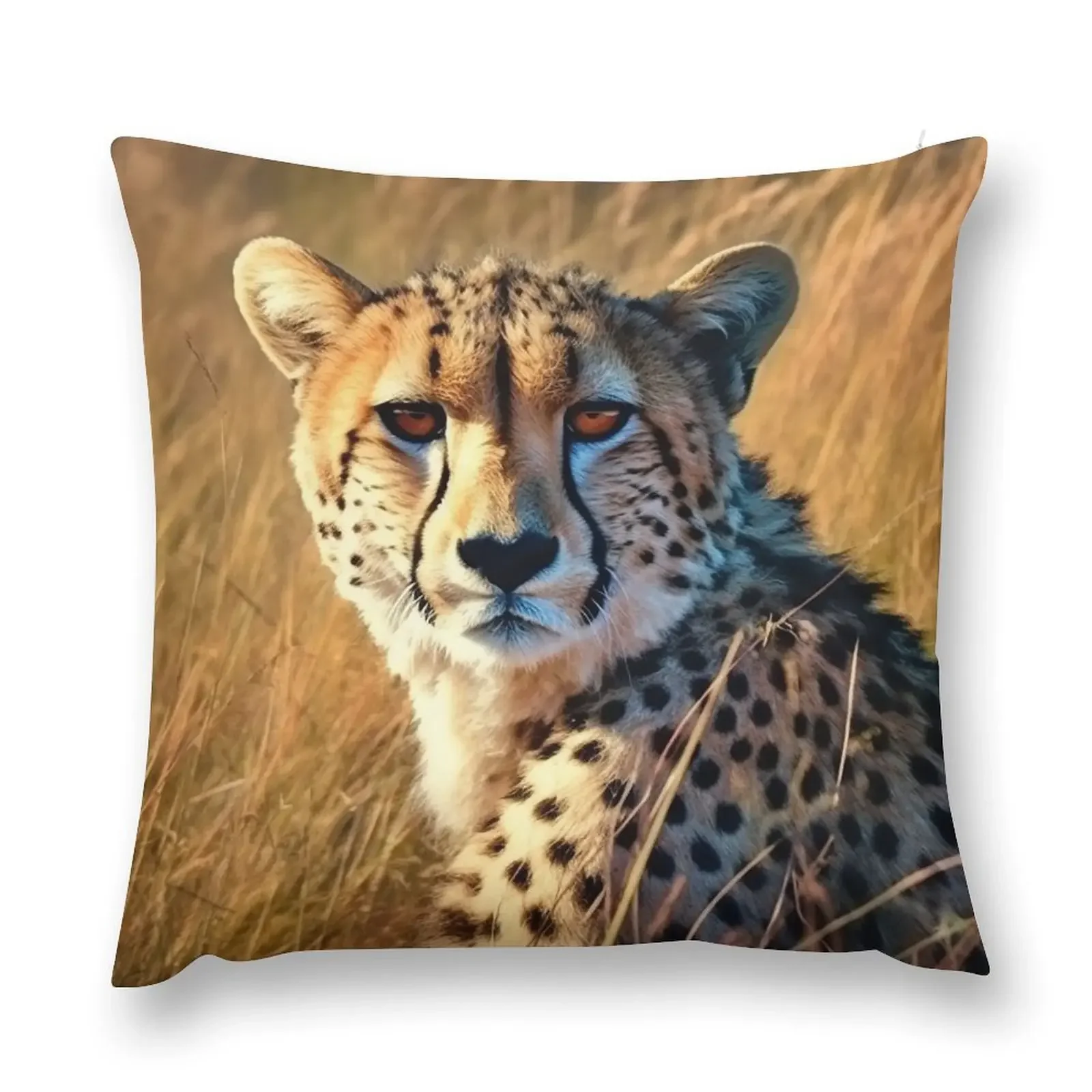 

Face of Cheetah Throw Pillow Couch Cushions Cushions Home Decor Pillowcase pillow