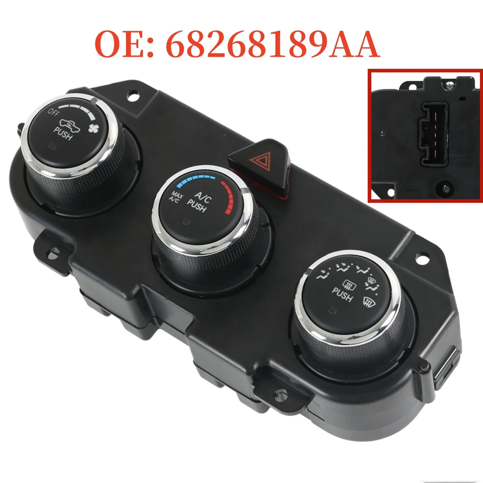 

HVAC Heater AC Control Panel for 2013-2018 Dodge Ram 2500 3500, Quick Response Comfort Touch Direct Fit 68226600AA 68236775AB