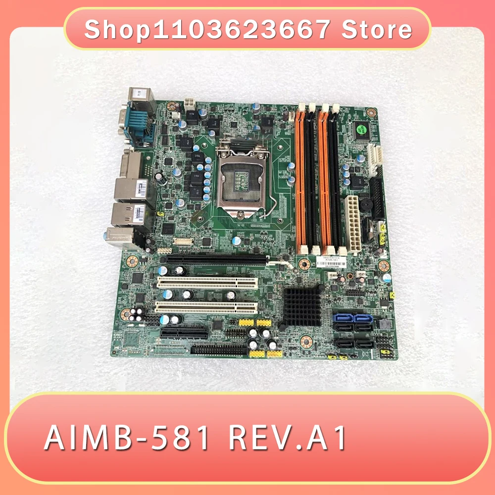 For Advantech Industrial Computer Mainboard 1155-pin Dual-port AIMB-581 REV.A1 AIMB-581QG2