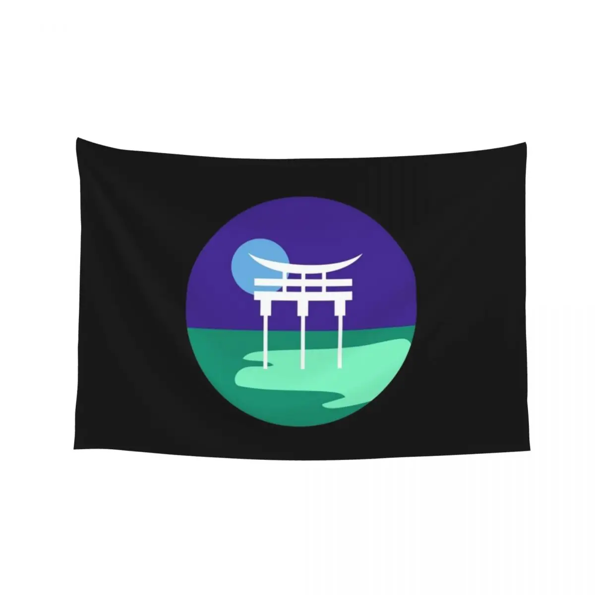 

Japanese Torii Gate Landscape Vincian mlm. Gay Male Pride Tapestry Room Decor Tapestry