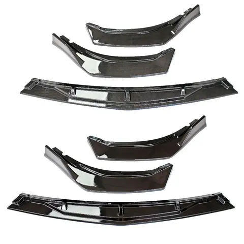 Front Skirts for Morris Garages 6 Splitter Car Body Kit MG6 2020 2021 Bumper Lip Spoiler Accessories Transform Style 8 best sales mg6 body kit - №1